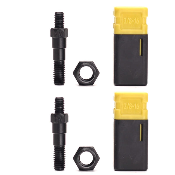 A Series Hand Rivet Nut Gun Mandrel and Nose Pieces Accessory (SAE 3/8-16, 2 Pack)