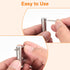 uxcell 40Pcs 1.6mmx20mm 304 Stainless Steel Cotter Pin Fastener Clips for Sports Equipment