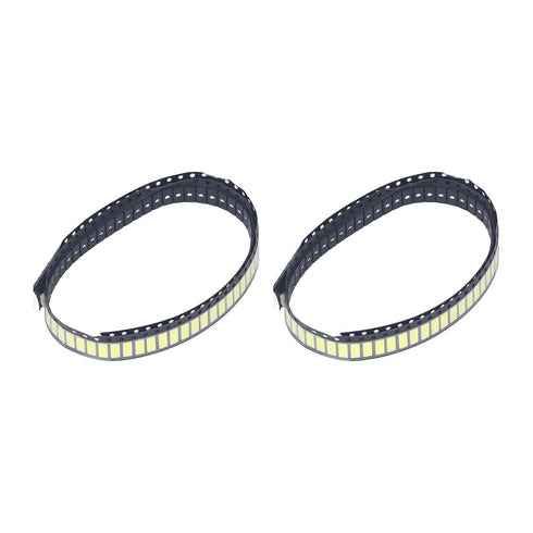 SMD LED Light Bead 200Pcs, LCD TV Backlight Bead 6000-6500K White Gold