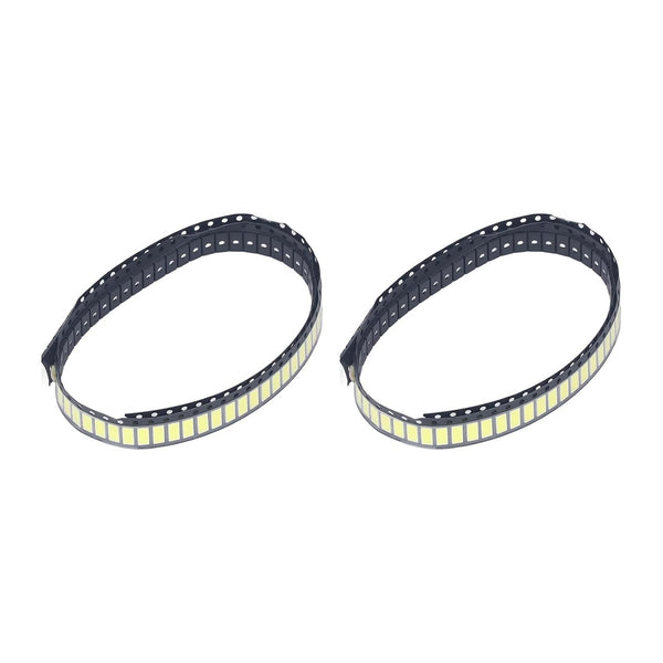 SMD LED Light Bead 200Pcs, LCD TV Backlight Bead 6000-6500K White Gold