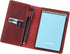 Leather Journal Cover for 3.5" x 5.5" Pocket Notebook with Pen Loop, Compatible with Rocketbook Mini - Wine