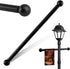 Vorintaga 1 Pack Lamp Post Cross Arm Zinc Plating Cross Arm Ladder Rest