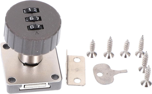 NUOBESTY Cabinet Password Lock Drawer Lock 3-Digit Combination for File Cabinet Proofing