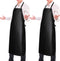 2 Pack Waterproof Rubber Vinyl Apron 40" Chef Aprons for Men, Heavy Duty Adjustable Bib Apron