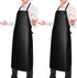 2 Pack Waterproof Rubber Vinyl Apron 40" Chef Aprons for Men, Heavy Duty Adjustable Bib Apron