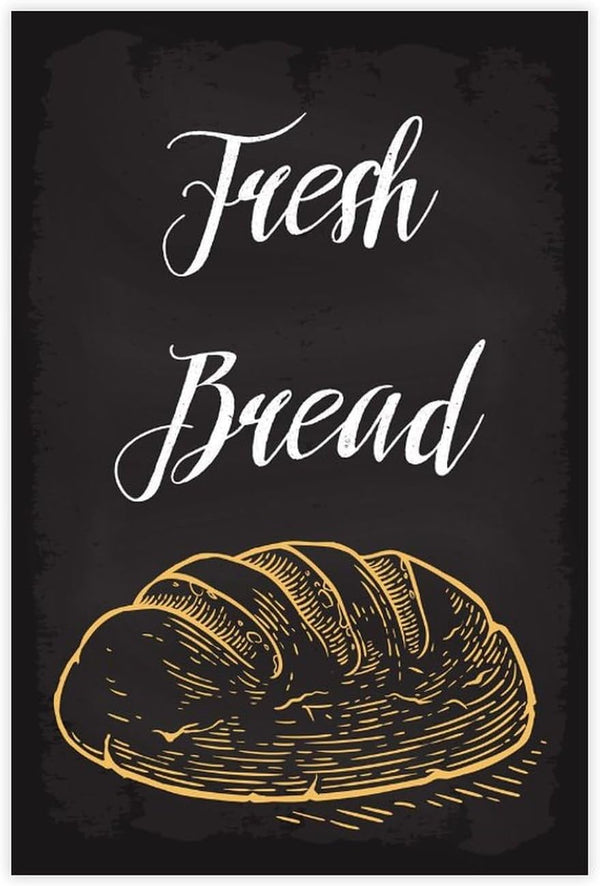 Generic Fresh Bread Bakery Canvas Poster Bedroom Decor Landscape Office Room Decor Gift