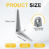 4 5 Inch, 20Pcs uxcell Shelf Brackets x Iron Metal Floating Shelf Bracket Wall Corner Angle Shelving Bracket for Wall