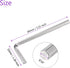 DMiotech 2 Pack 3/16" Hex Key Wrench, L Shaped Long Arm CR-V for 3D Printer Kits Repair