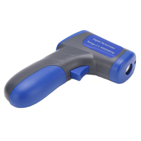 Industrial Tachometers Gauge, Digital Photoelectric RPM Meter, Non-Contact RPM Gun Tachometer with LCD Display