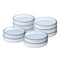 10 Pack Sterile Thick Plastic Petri Dishes with Lid, 90mm Dia x 15mm Deep Clear for Lab Science Experiment