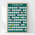 Gift Republic 100 Things to Do Bucket List Scratch Poster, Green, GR630006 for Playroom