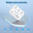 European Travel Plug Adapter with 4FT Extension Cord, US to European International Plug Adapter for Travel