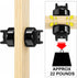 24 100 Yookeer Pcs Magnet Zip Tie Mount Heavy Duty Black Magnetic Cable Clips Multipurpose Wire Cable Holder with Pcs