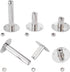 2PCS Wall Mount Ceiling Mount Pipe 304 Stainless Steel Pipe Supports, Adjustable Height for OD Pipe 15-19mm
