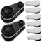 TOPPERFUN 10sets Thickened Corner Connectors for Furniture Assembly Angle Brackets for Rv Cabinets