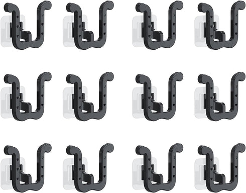 NUEAYMS 12pcs Slippers Rack Shoe Holders Wall Organizer for Shoe Shelf Storage Hooks