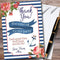 The Card Zoo Vinatge Floral Nautical Personalized Party Thank You Cards
