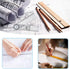 Clear Plastic Goniometer Angle Measuring Tool Protractor Finder Quick 360 Degree 7'' Arms Folding Ruler Office Measuring Drawing Woodworking Designers Architects Students Work