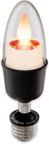 Velaflame Lightbulb Bulb) Smart Flameless Candle (Black