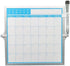 Magnetic Dry Erase Board Calendar- Easy to Clean,Desktop Double Side Monthly Whiteboard with Stand,10 Inch X 10 Inch, Portable Mini White Board Easel for Office Home Planner by baydeful