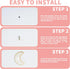 Xinally 8PCS Closet, Moon Shaped Dresser Knobs Star-Shape Knobs Moon Star Cloud Design Drawer Handles for Kitchen