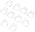 Cute Tooth Paper Clips 100pcs White Bookmarks Small Paperclips for Organizing Office School Paper Files