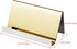 Maxdot 2 Pack Stainless Steel Business Card Holders for Desktop Credit Name Display (Champagne Gold)