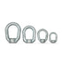 Aiwaiufu 1/2"-13 Heavy Duty Thread Lifting Bail Type Eye Nut, UNC Standard Ring Shape Lifting Eye Nuts (4 Packs)