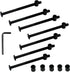 Socell M6x100mm 15pcs Bunk Bed Bolts,Hex Drive Socket Cap Furniture Barrel Screws Bolt