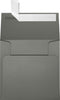 LUXPaper Square Invitation Envelopes, Peel & Press, 4" x 4", Smoke Gray, 50 Qty, 80lb. Text
