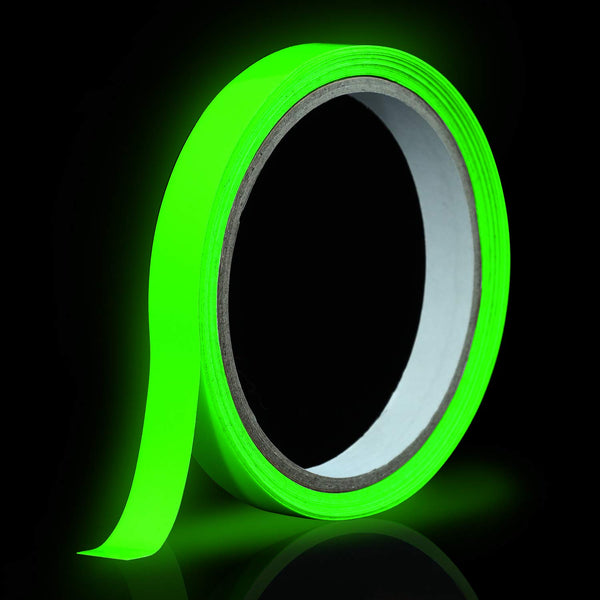 0.5 Inch x 10FT Glow in The Dark Tape, Waterproof Reflective Tape for Theater, Stage, Party, Night Decoration