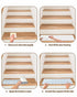 BOHOOSKYLAR 4 8"x30" Ocean Crab Stair Treads Seaweed Coral Starfish Blue Texture Indoor Non Slip Peel and Stick Stair