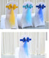 Ywmsfl 6pieces Chair Sashes for Weddings Stretch Band Spandex Bows for Elegant Decors Event Accent Chair
