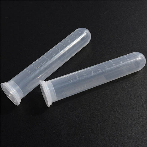 10 PCS 20ml Conical Centrifuge Tube Microcentrifuge Tube Sterile Plastic Test Tubes with Leak-Proof Screw Caps