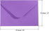 PATIKIL Mini Envelopes, 50 Pack Gift Cards Business Cards Envelope for Greeting Weddings, Purple by PATIKIL
