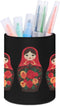 Generic Russian Nesting Dolls Round Pencil Holder Desktop Pen Cup Makeup Brush Organizer