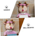 1pc Hemobllo Cute Cartoon Bathroom Toilet Paper Holder Wall-Mounted Storage Rack for Home Office and Hotel Fits Roll