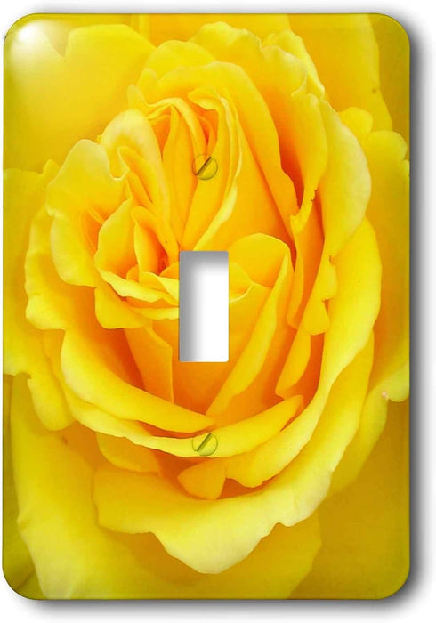3dRose LLC Rose Yellow Single Toggle Switch (lsp_21383_1)