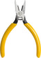 Jonard Tools JIC-891 Yellow Connector Crimping Plier with Side Cutter, 5-13/16" Length