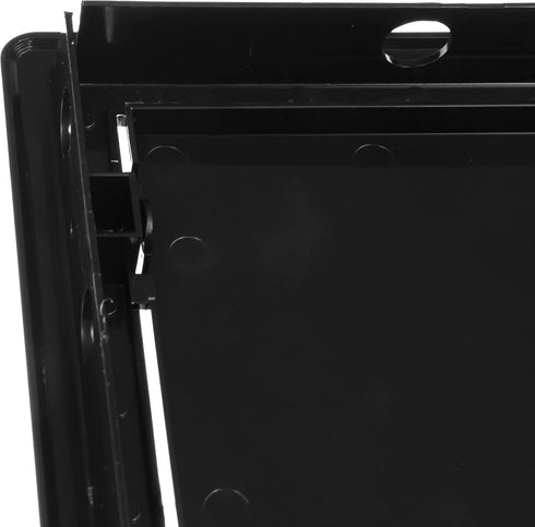 8" x 10" Black Plastic Access Panel, Service Shaft Door Panel for Plumbing, Electricity, Heating Access
