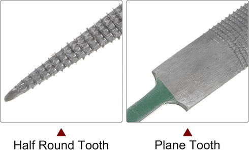 Hardwood File 12" High Carbon Steel Fine Teeth Hand Rasp for Woodworking Carving