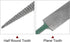 Hardwood File 12" High Carbon Steel Fine Teeth Hand Rasp for Woodworking Carving