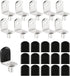 NORACLAN Shelf Pegs, 1/4" L Shaped Shelf Holders Pegs, with Rubber Sleeve, Shelf