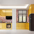 LaCheery Glossy Yellow Contact Paper, 15.8"x80" Waterproof Peel and Stick Wallpaper for Kitchen Cabinets and Furniture