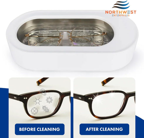 (2) NORTHWEST ENTERPRISES Ultrasonic Eyeglass Cleaner Solution. Concentrated Glasses Cleaner for use in Sonic