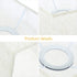 ARTIBETTER Square Linen Lampshade for Table and Floor Lamps Natural Cloth Lamp Cover with Soft Light Diffuser Easy