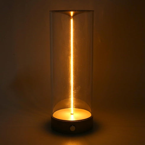 flexman Dimmable Bedside Night Light, Touch USB Charging Minimalist LED Table Lamp for Bedrooms, Bedside Tables