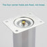KDDEON Feet,Set 4,for (2in) Modern Style Furniture Legs,Metal Table Legs,Non-Slip Sofa Legs,Pre-Drilled Kitchen