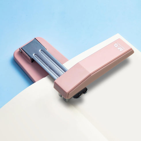 M&G Portable Desktop Stapler with 50 Sheet Capacity, Classic Design, 360 Rotation, 1000 Staples, Durable (Pink)
