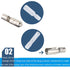 50 Pcs Bullet Connectors, Quick Connect & Disconnect Electric Terminals, Nylon Fully Insulated Female & Male Crimp